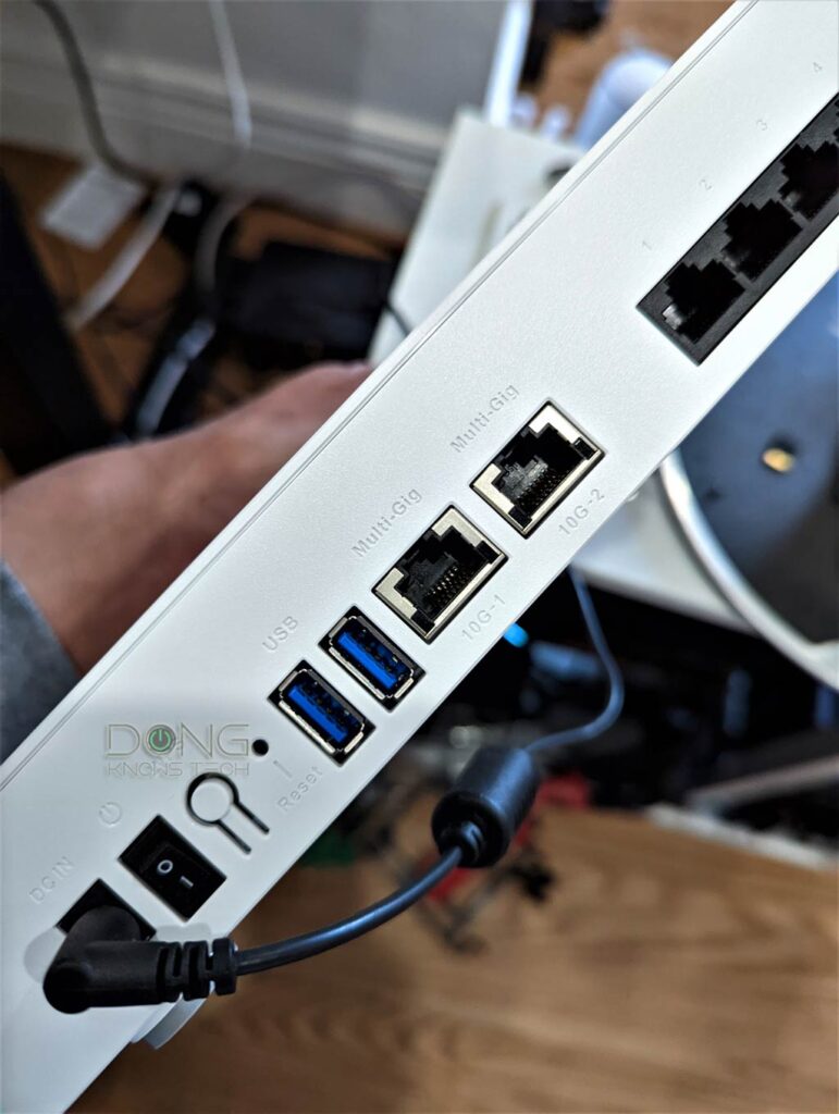 10Gbps Multi-Gig Ports on the QNAP QHora 301W Wi-Fi 6 Router