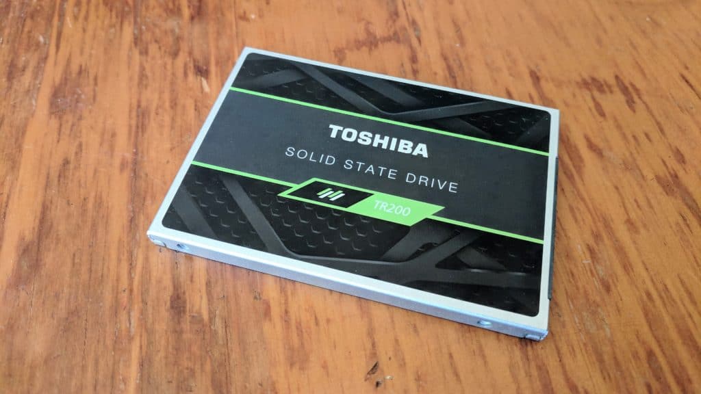 The TR200 is a 2.5-inch standard SATA solid-state drive.