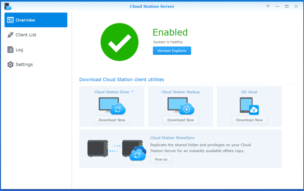 The Cloud Station Server is an essential feature for home users.