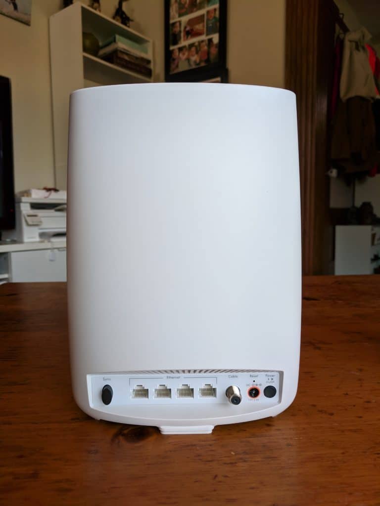 A gateway like this Netgear Orbi CBR40 will likely have a built-in 5G receiver instead of a cable modem.