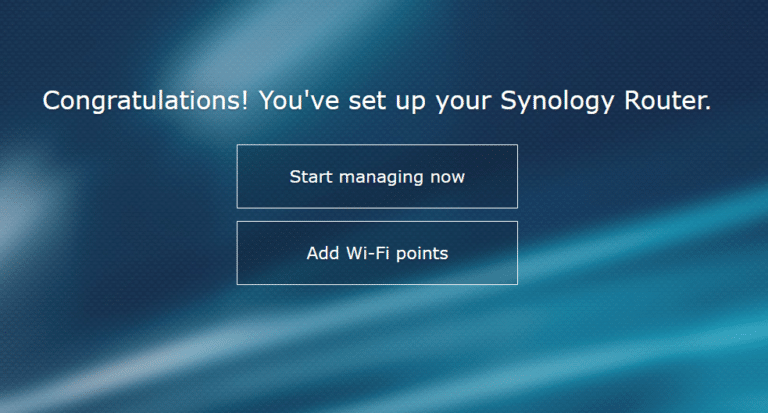 Synology mesh setup Clearance