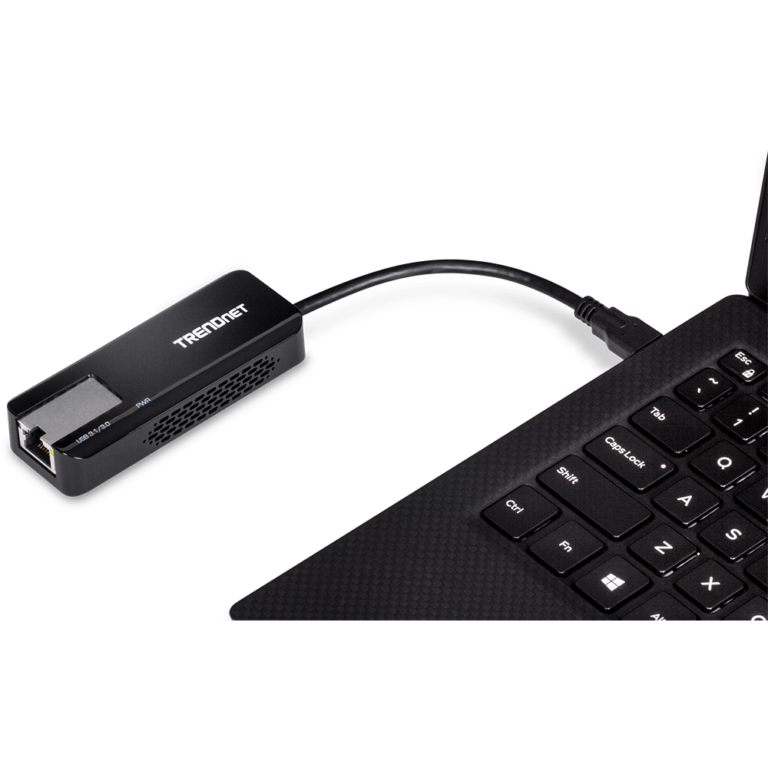 The TUC-ET5G LAN adapter from TRENDnet