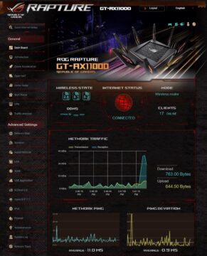 ASUS AX11000 Interface