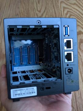 Synology DS419slim Drive Bays
