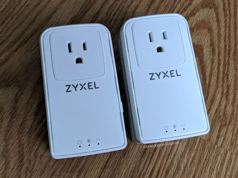 Zyxel PLA6456BBKIT Powerline Adapter Kit Review Dong Knows Tech
