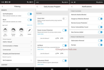 Home NetworkSecurity Features