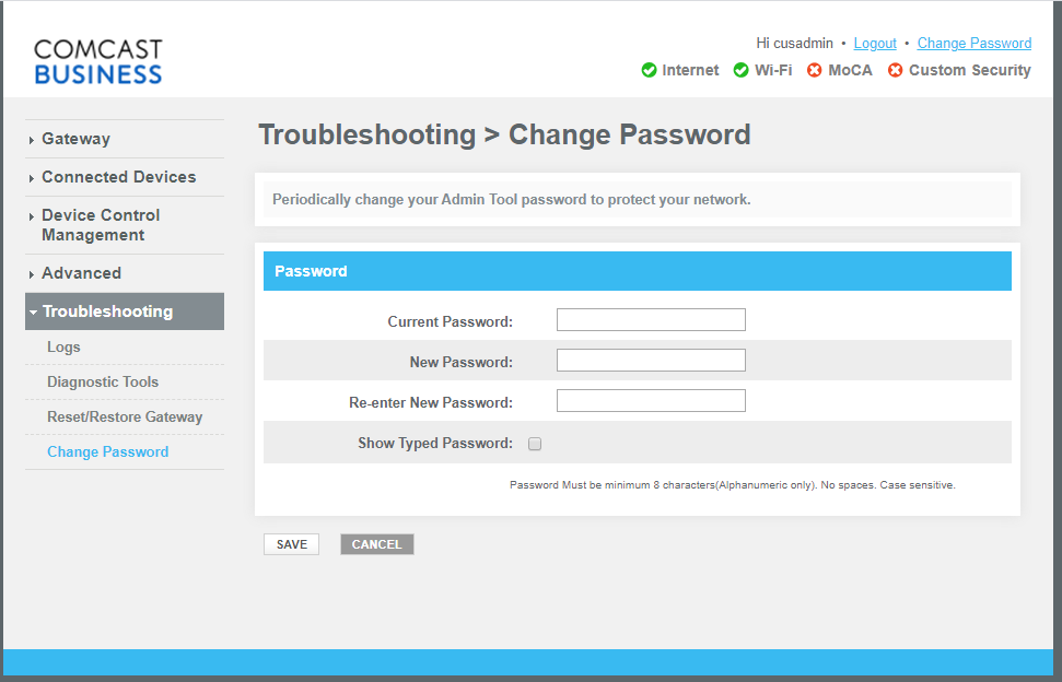 xfinity change address