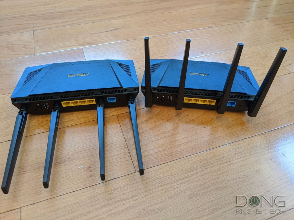 RT AX58U vs AX3000 Antennas