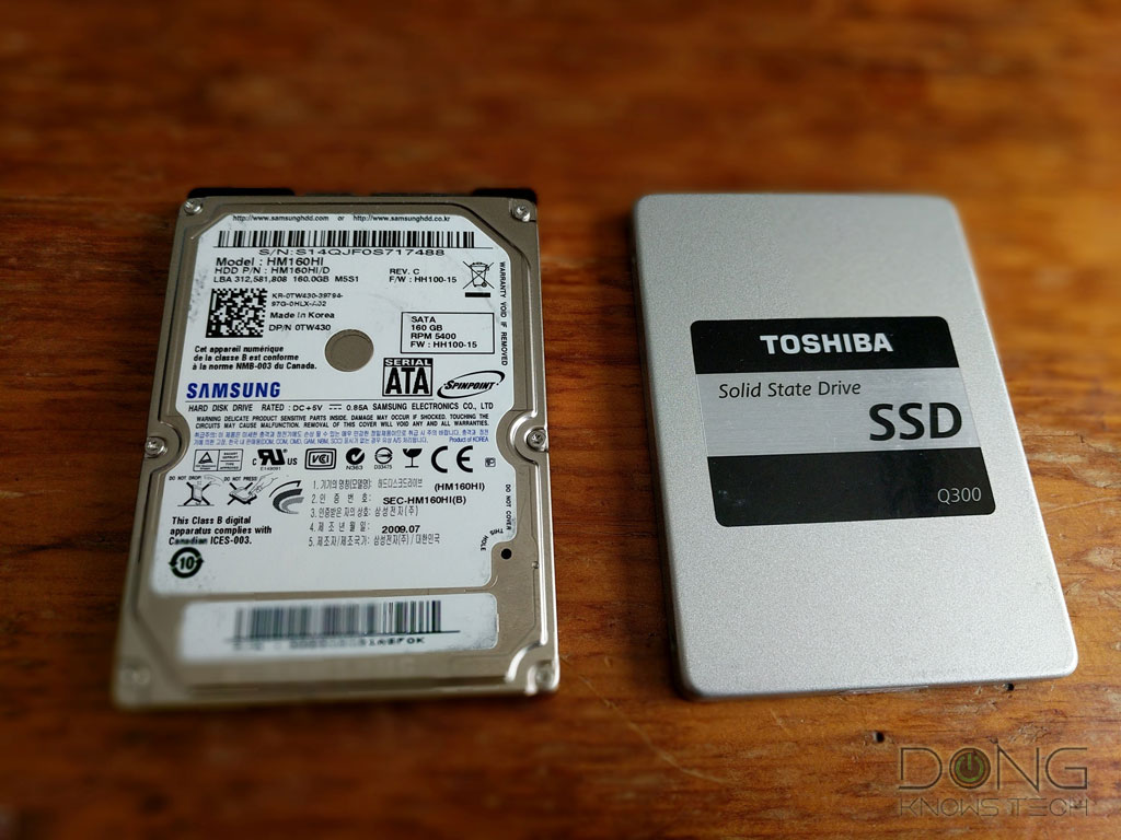 HDD vs SSD