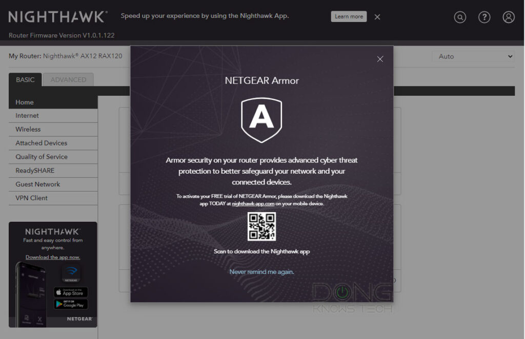 Netgear Armor Powered by Bitdefender 