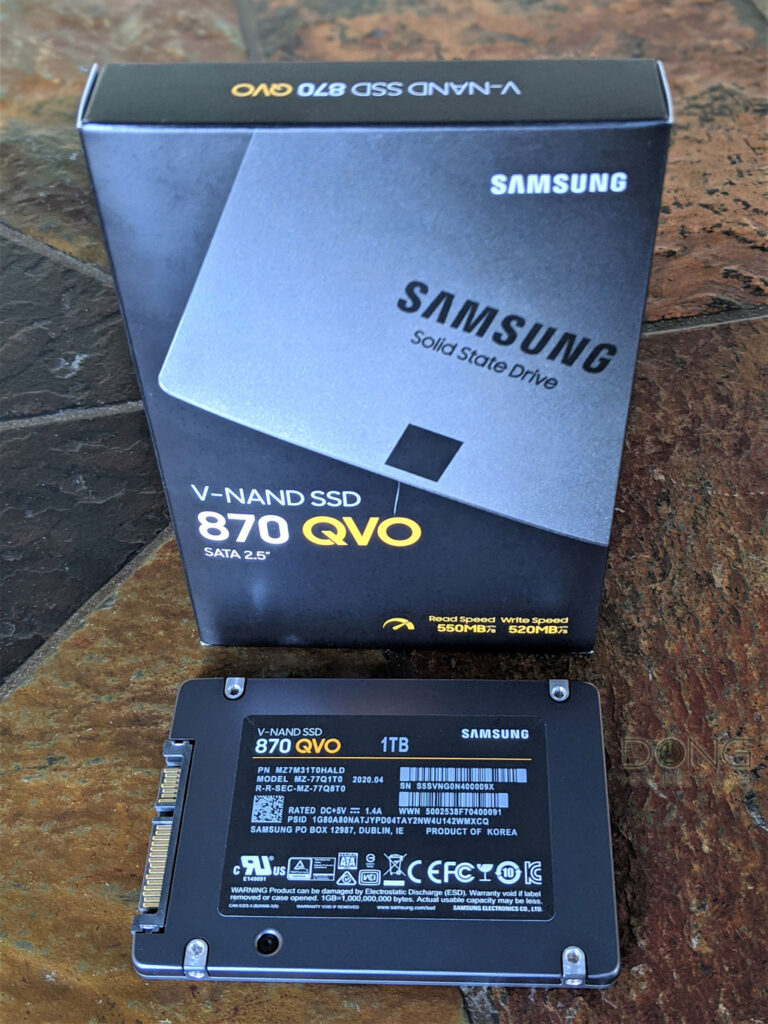 Samsung SSD 870 QVO Review: An Excellent Upgrade | Dong Knows Tech