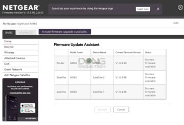 Negear Firmware Update Warning