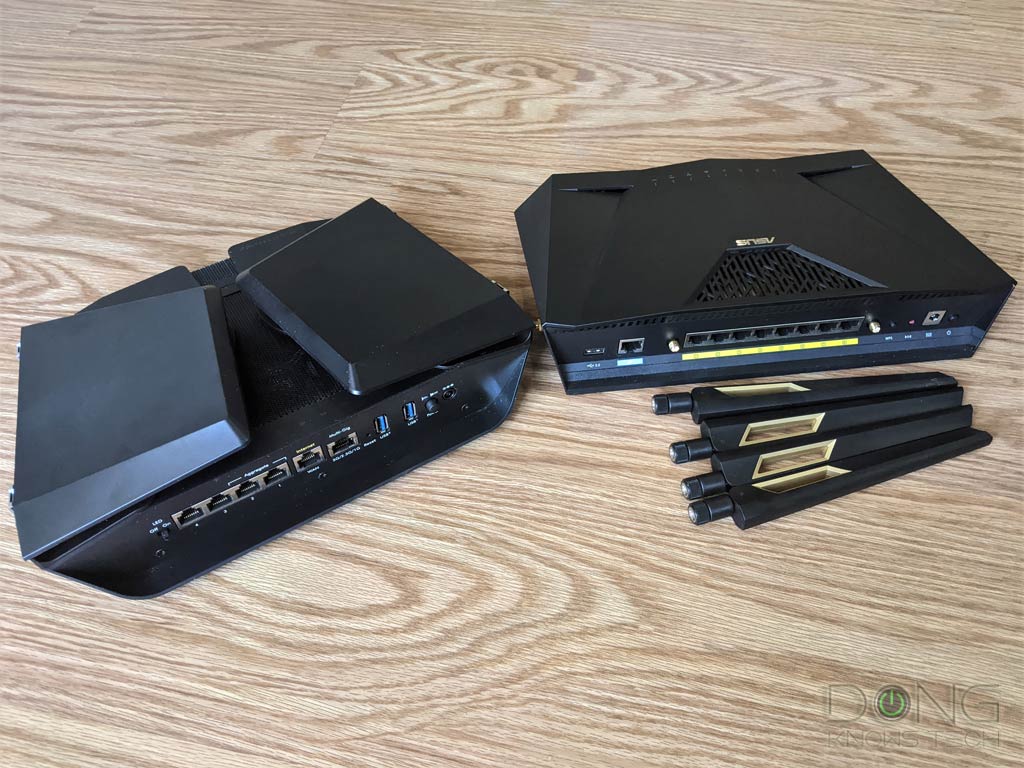 Asus RT AX88U vs Netgear Rax120 antene