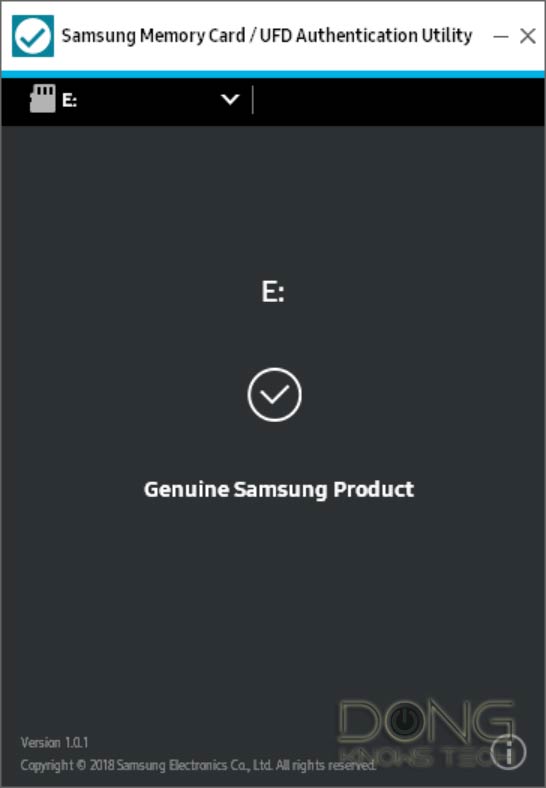 Samsung Authentication Tool