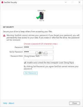 SanDisk Security Extreme PRO 2020