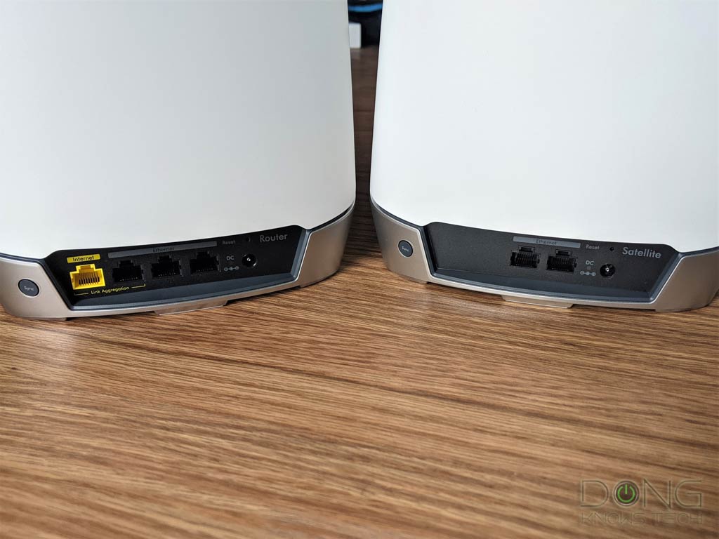 Orbi RBK752 Ports