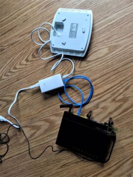 A Power over Ethernet Setup