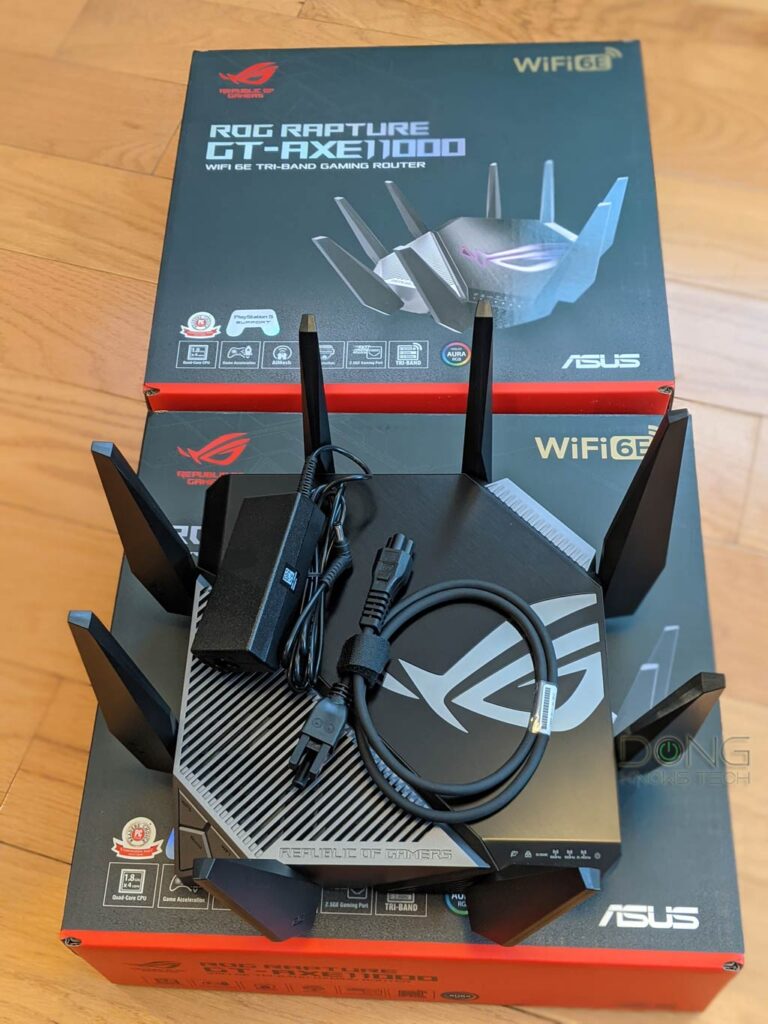 Asus ROG Rapture GT-AXE11000 - Routeur et modem ASUS sur