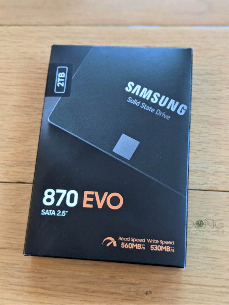 Samsung 870 EVO SSD Box