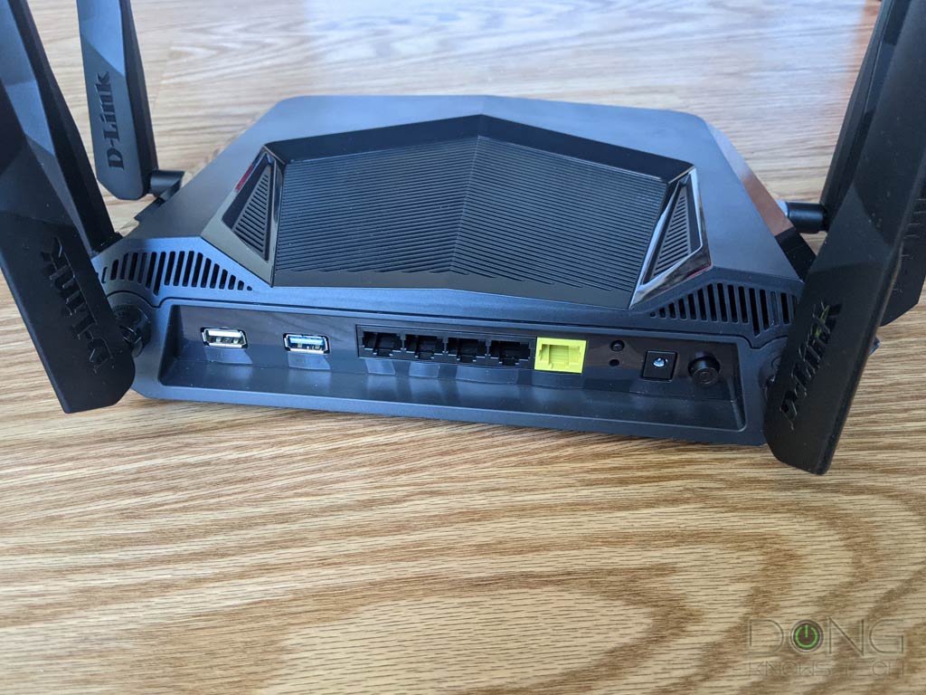 D-Link DIR X5460 Wi-Fi 6 Router Back Side