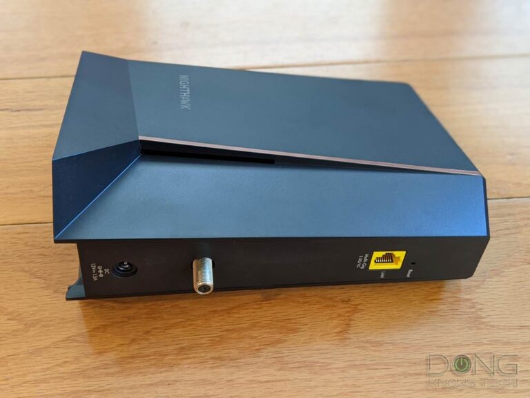 NETGEAR CM2000 Nighthawk Multi-Gig Cable Modem Laying