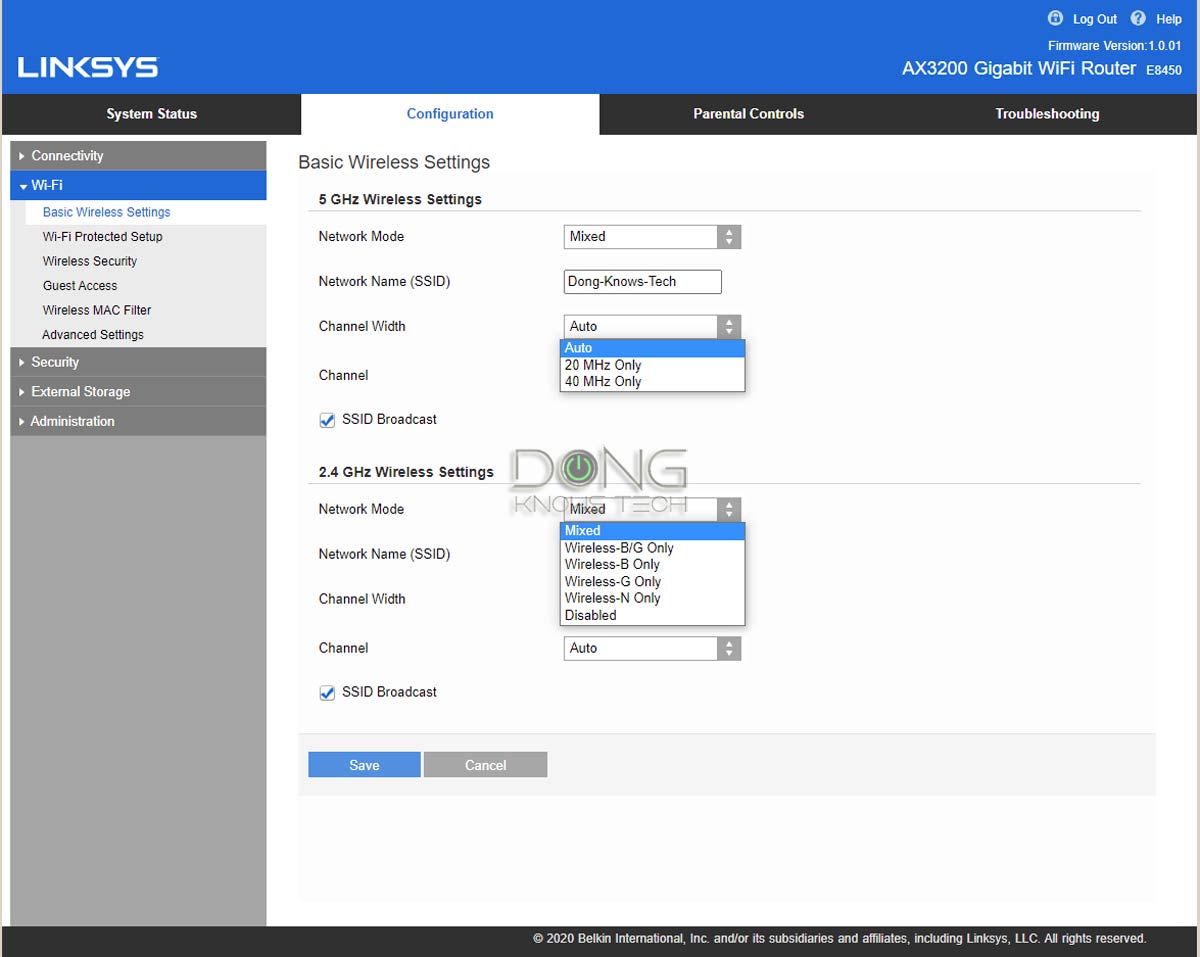 Linksys E8450 Review Cool but Lacking Dong Knows Tech