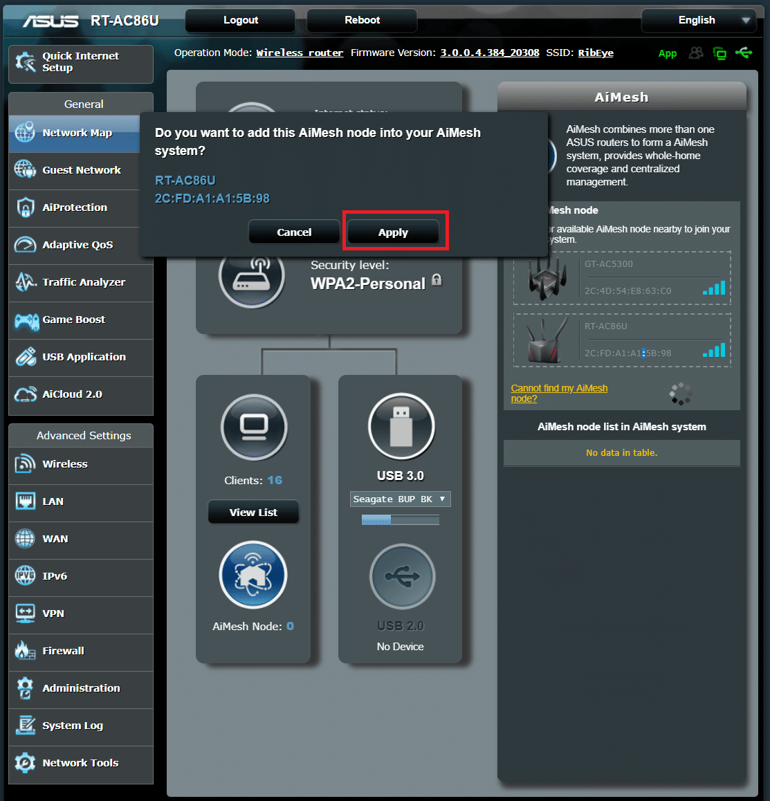 Asus Router Remote Log Server Issues