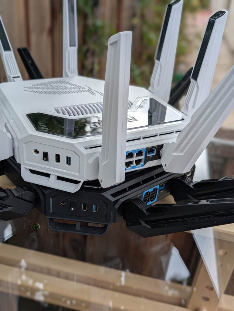 AiMesh combo: ASUS GT-BE19000AI vs. GT-BE98 Pro back