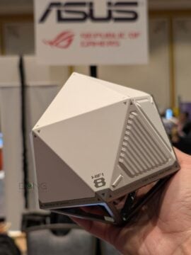ASUS ROG NeoCore Wi-Fi 8 Concept router at CES 2026