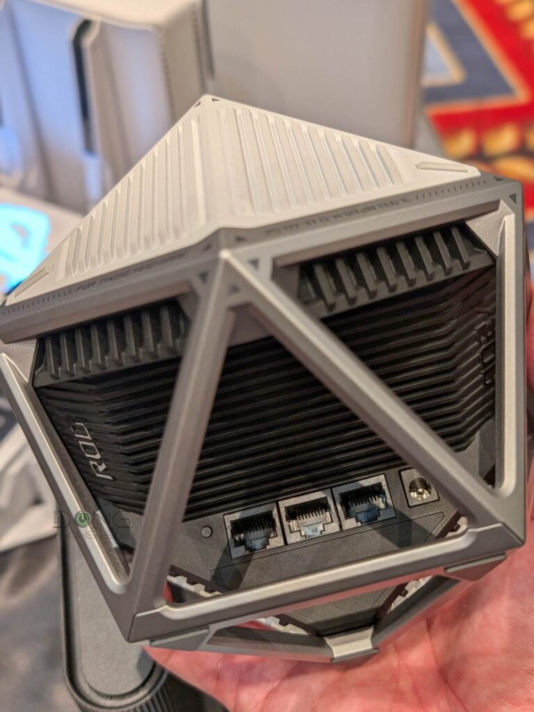 ASUS ROG NeoCore Wi-Fi 8 Concept router underside