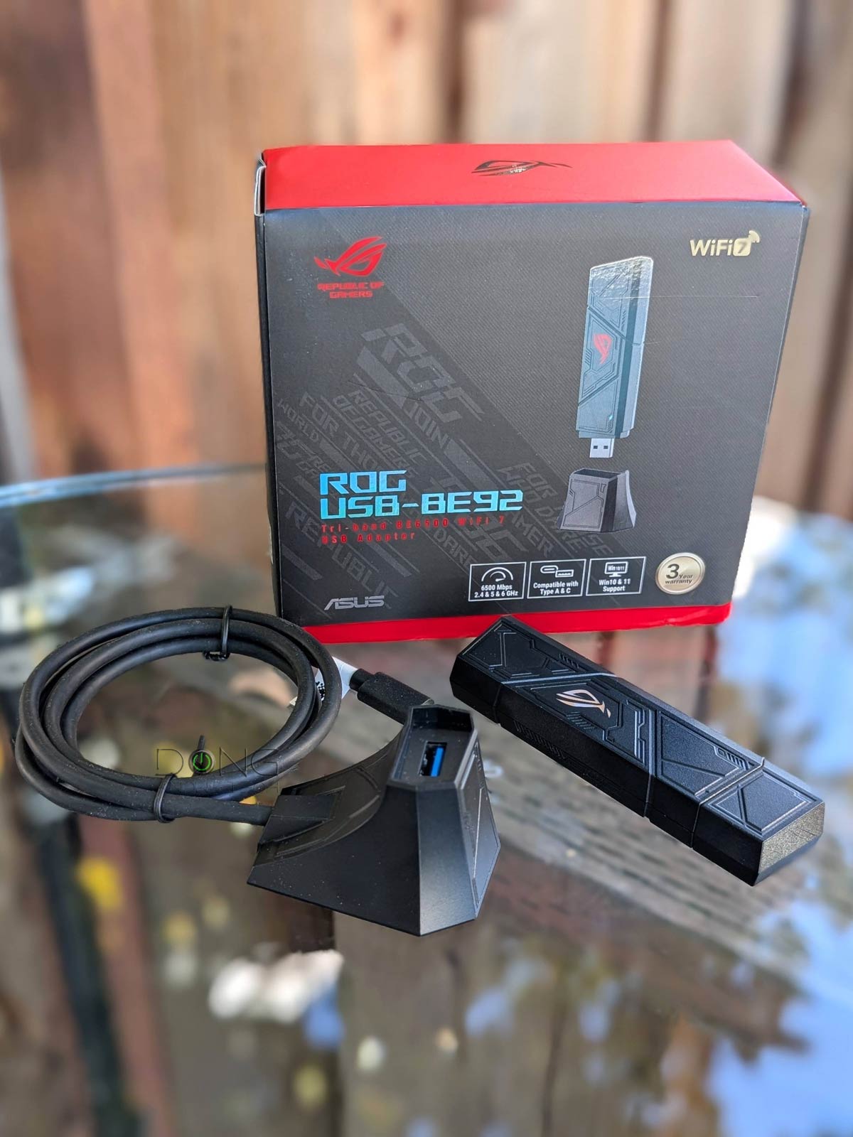 ASUS ROG USB-BE92 Review (vs. NETGEAR Nighthawk A9000): A Flexible and Effective Wi-Fi 7 Upgrade 12 ASUS ROG USB BE92 Wi-Fi 7 Adapter