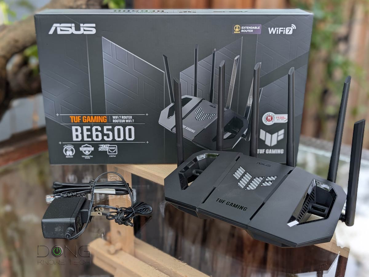 ASUS TUF BE6500 router