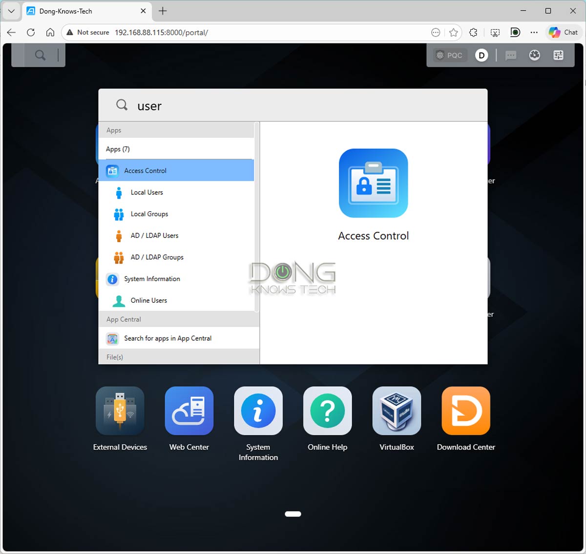 ASUSTOR AS6702T V2 has a robust search function