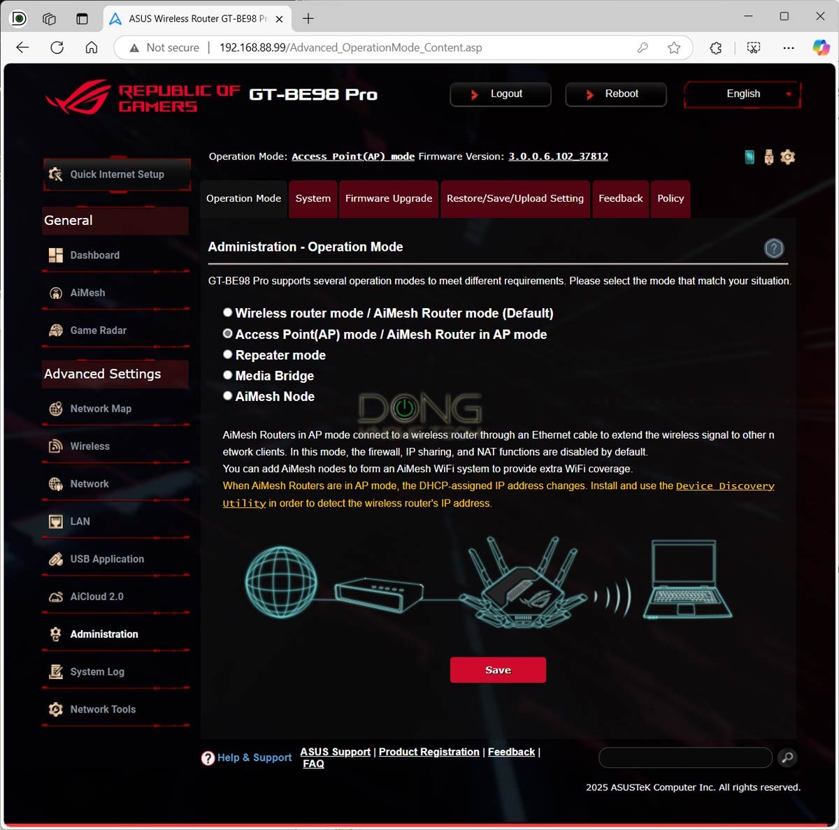 Double NAT vs. Single NAT: How to Best Handle an (ISP-Provided) Gateway, or an Existing Router, When Expanding Your Network 10 Access Point Mode Settings Asus AiMesh