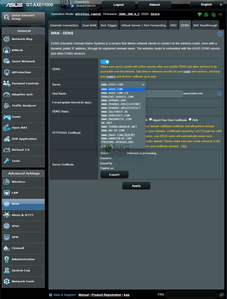 Image showcasing Dynamic DNS 101: Keeping Tabs on Your WAN IP | Dong Knows Tech