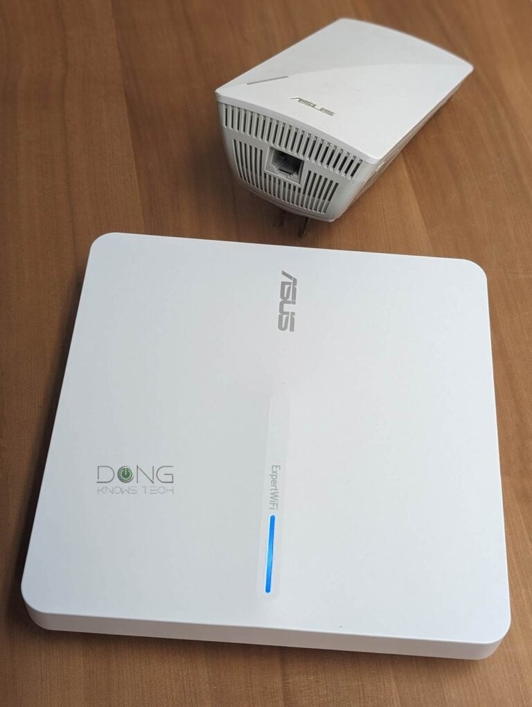 ASUS ExpertWiFi EBA63 vs. RP AX58 access points