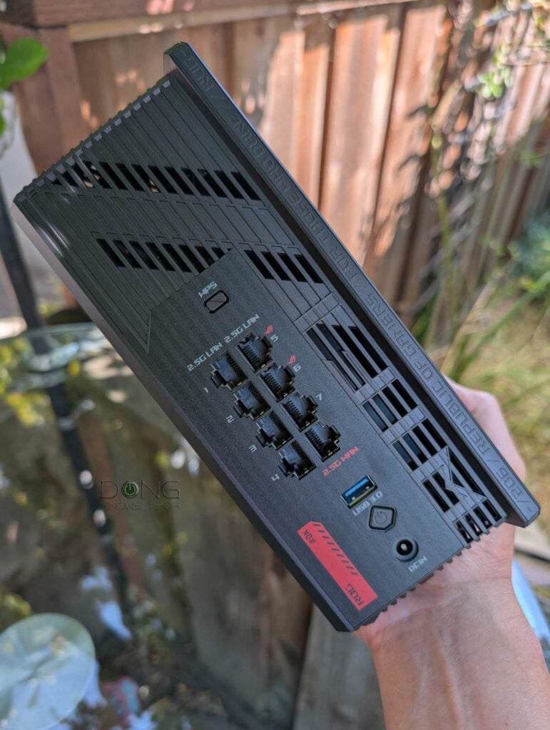 Five Best Entry-Level Multi-Gigabit Wi-Fi Routers and Mesh Systems: Go Beyond Gigabit Today! 1 ASUS GS-BE18000 ports