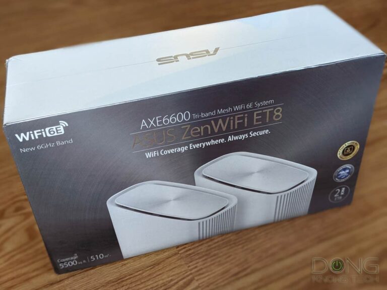 ASUS ZenWiFi ET8 Tri band Wi-Fi 6E Mesh System