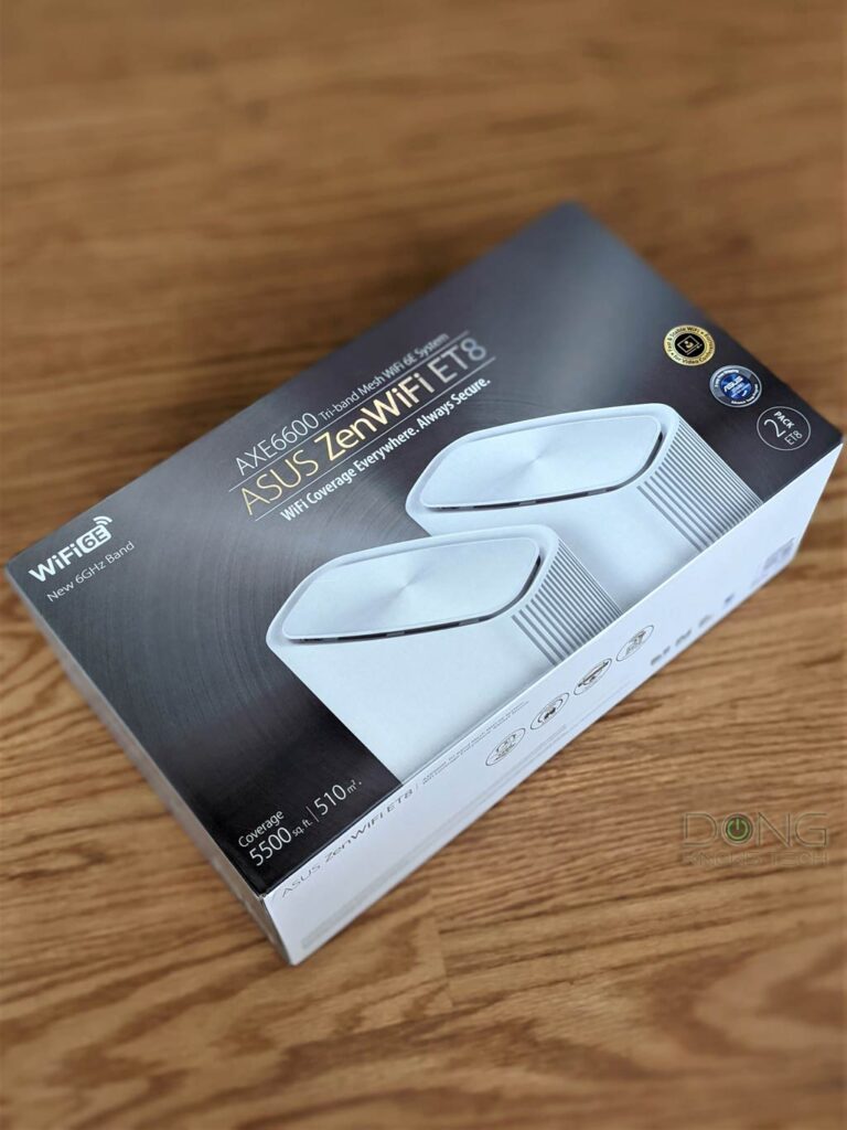 Asus ZenWiFi ET8 Tri band Wi-Fi 6E Mesh System