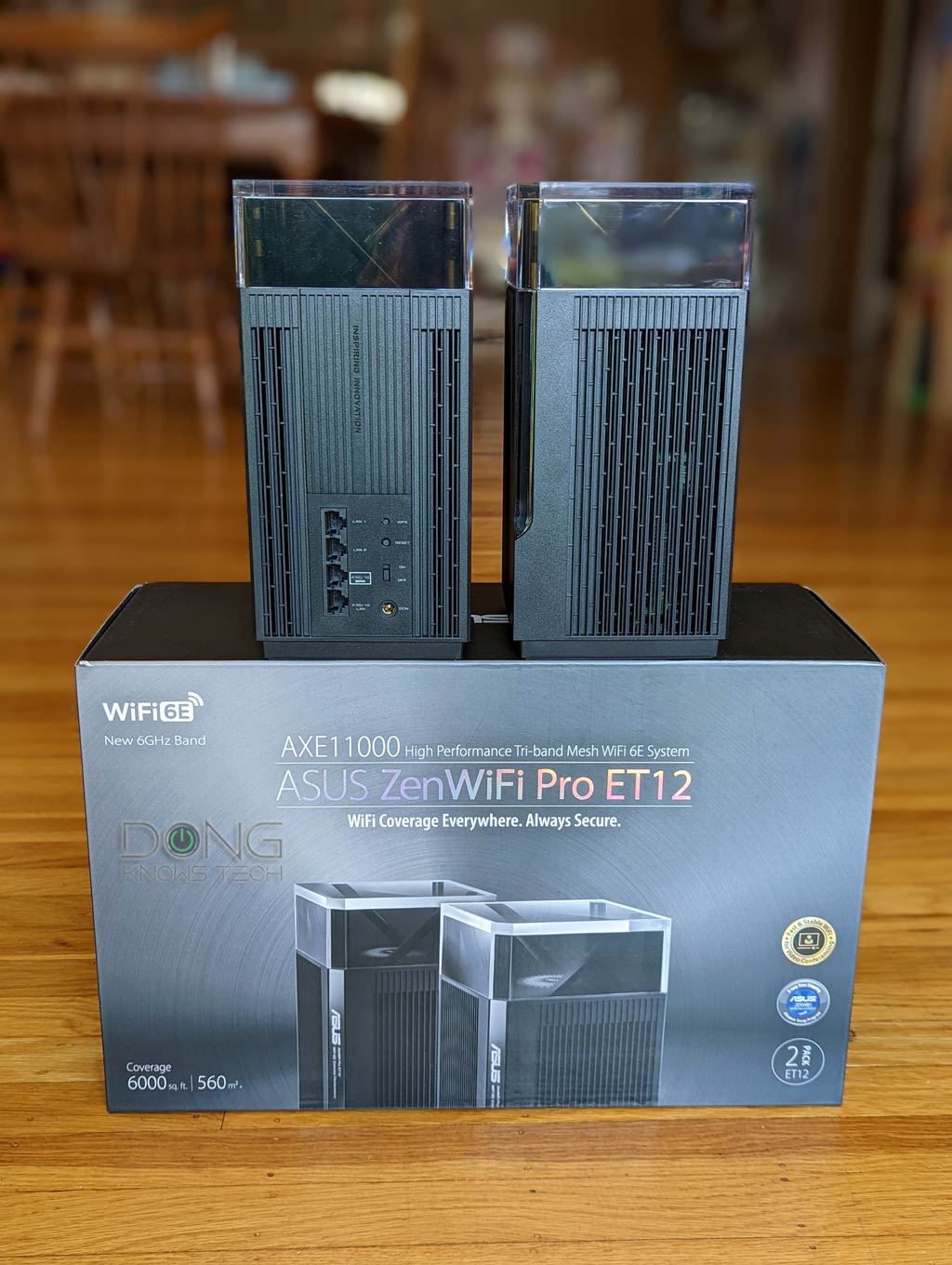 ASUS ZenWiFi Pro ET12 AXE11000 Tri-Band WiFi 6E Mesh System