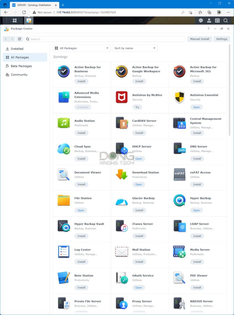 Synology makes simplicity and versatility first in the version 7