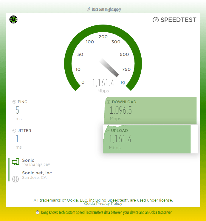 Deco X4300 Pro Router Internet Test 1