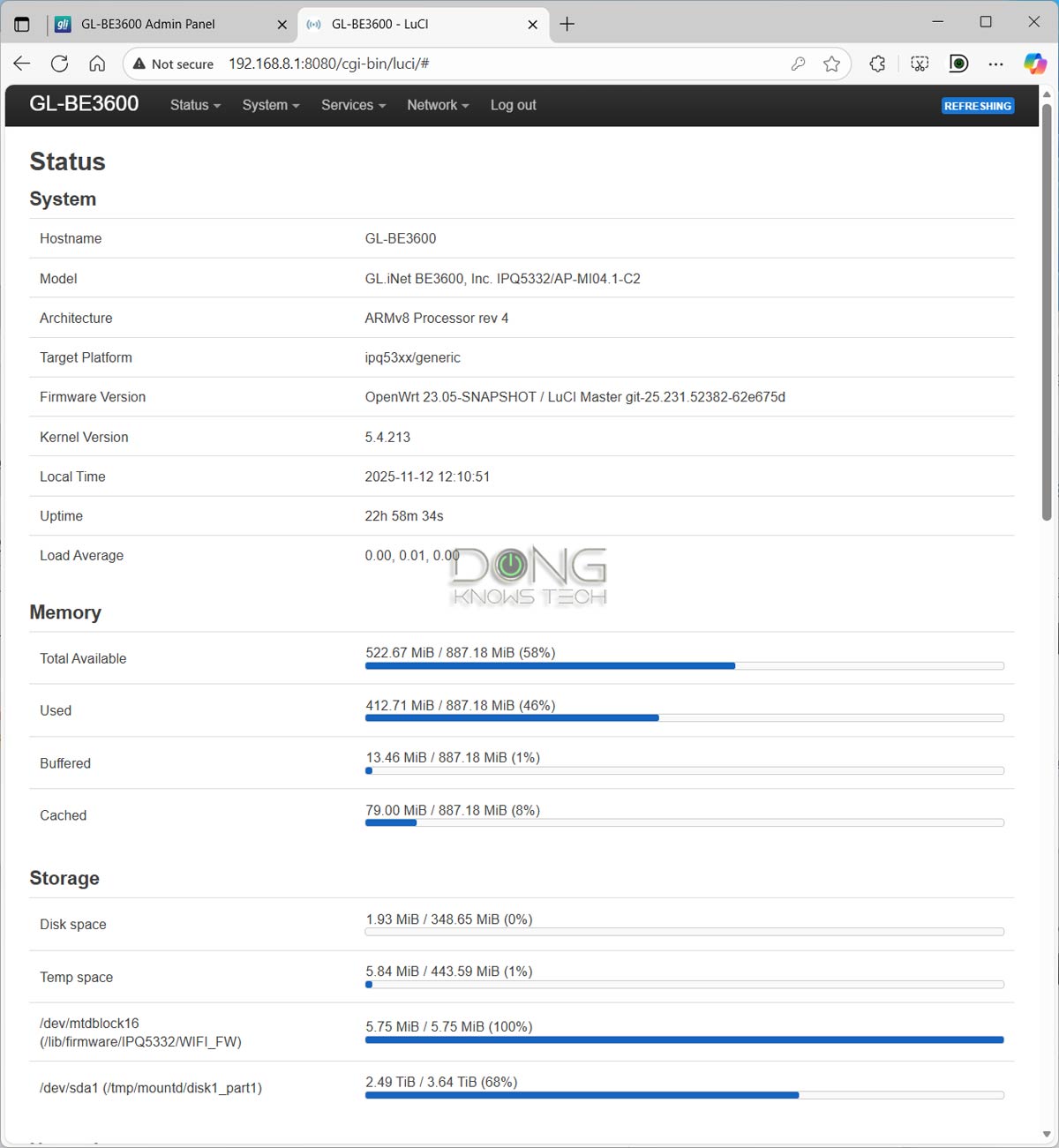 GL.iNET GL-BE3600 Slate 7 LuCi