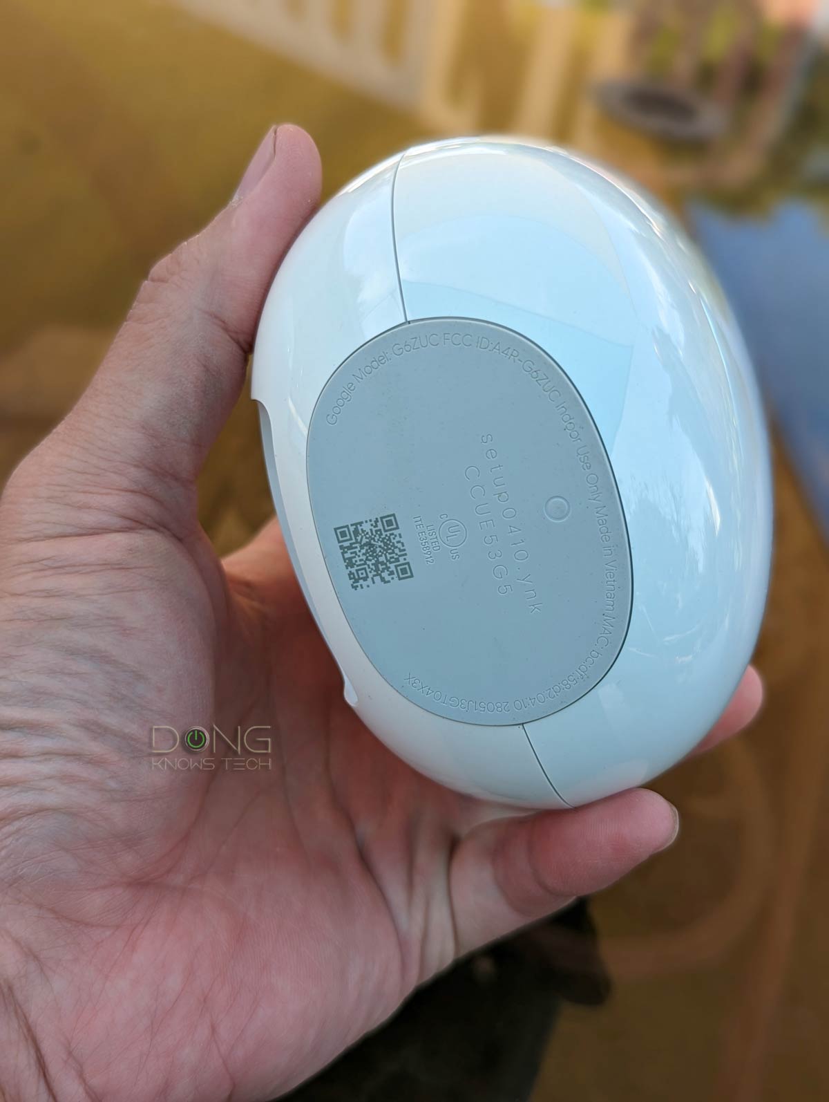 Google Nest Wifi Pro Underside