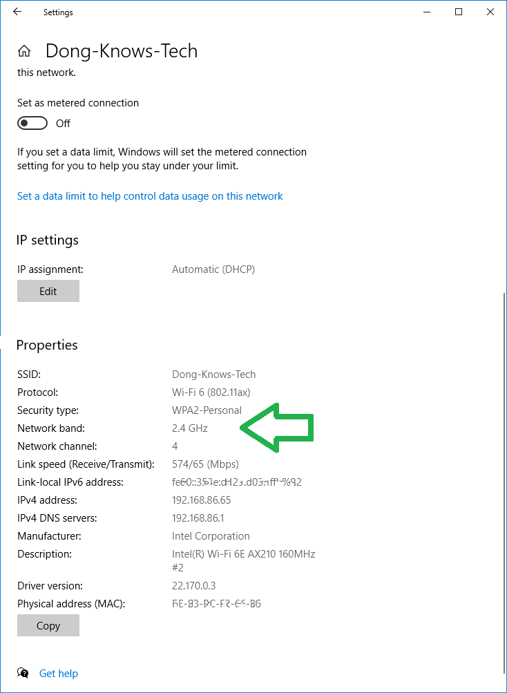 Google Nest Wifi Pro Windows 10 Connection using 2.4GHz