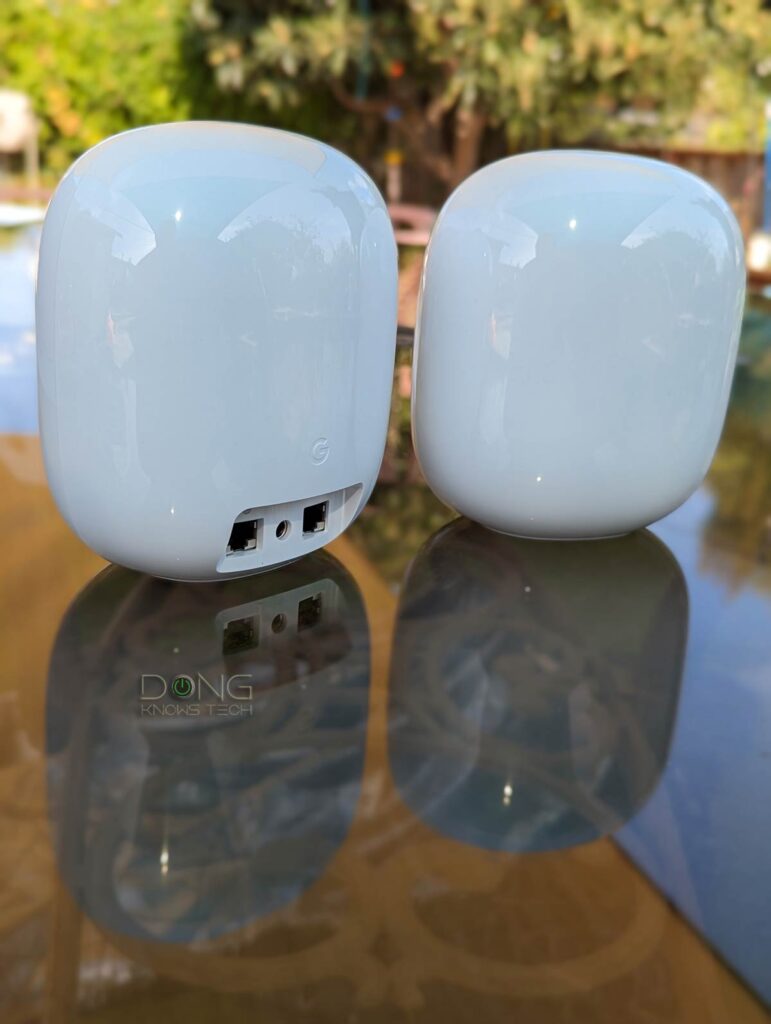 Google Nest Wifi Pro front and back