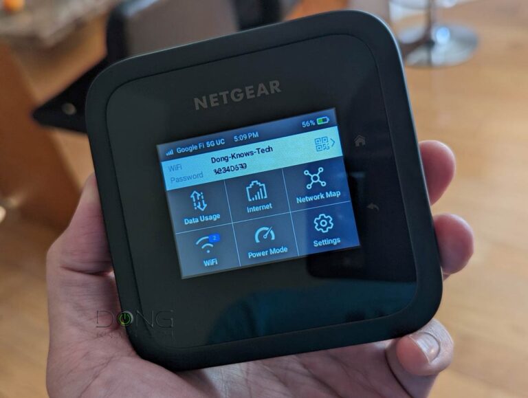 NETGEAR MR6550 Nighthawk M6 Pro 5G WiFi 6E Hotspot Router Touchscreen