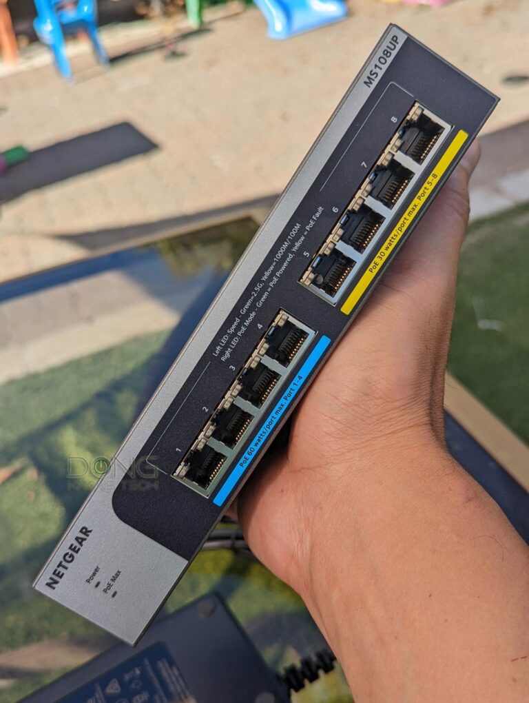 Netgear MS108UP Review A Solid PoE Switch Dong Knows Tech