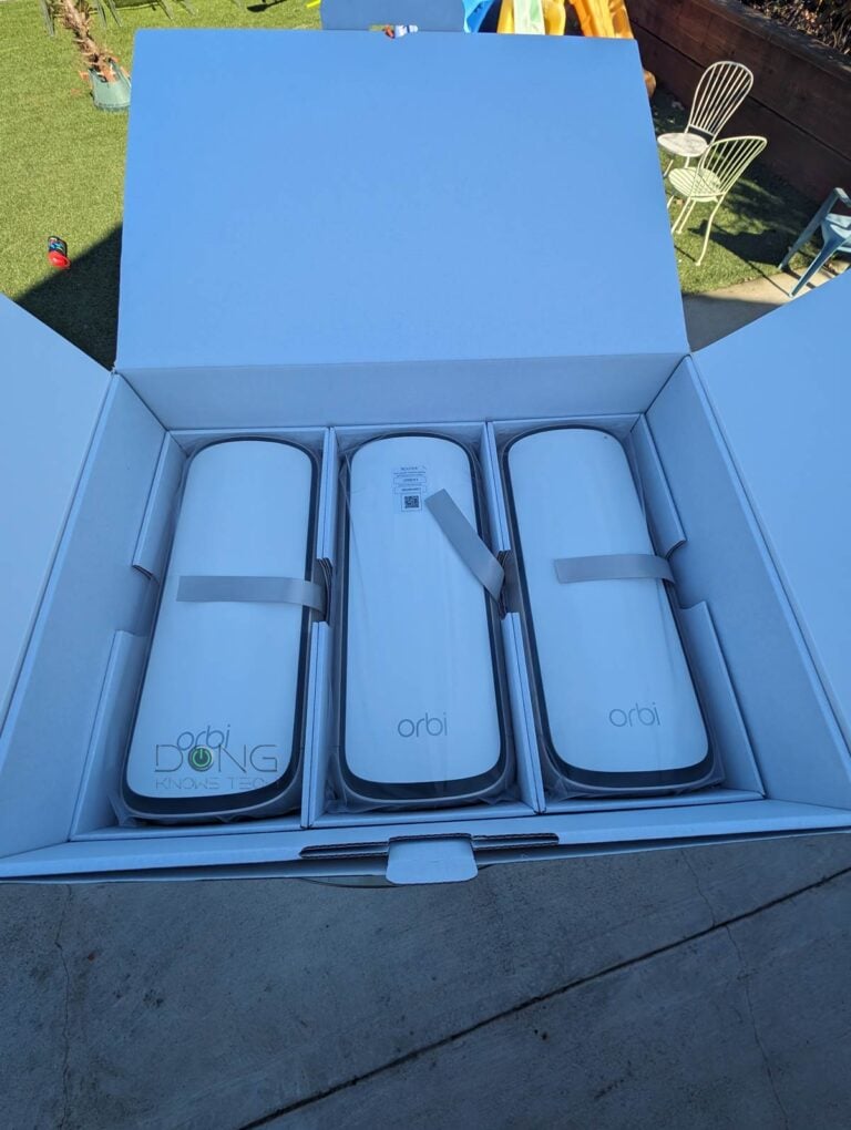 NETGEAR Orbi 970 Series (RBE973S) Opened Box