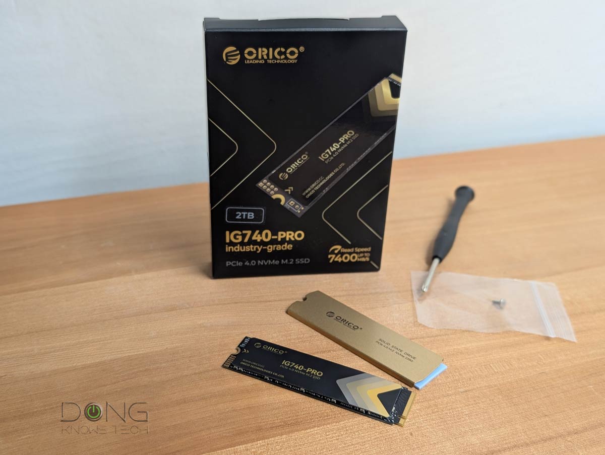 ORICO IG740-PRO Review: A Solid NVMe SSD | Dong Knows Tech